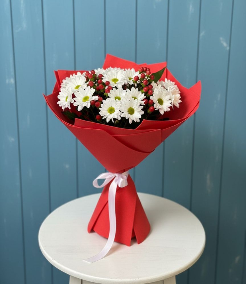 Букет цветов из: Хризантемы в Благовещенке