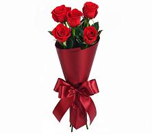 Букет 5 Красных роз Эдлесс Лав в Благовещенке