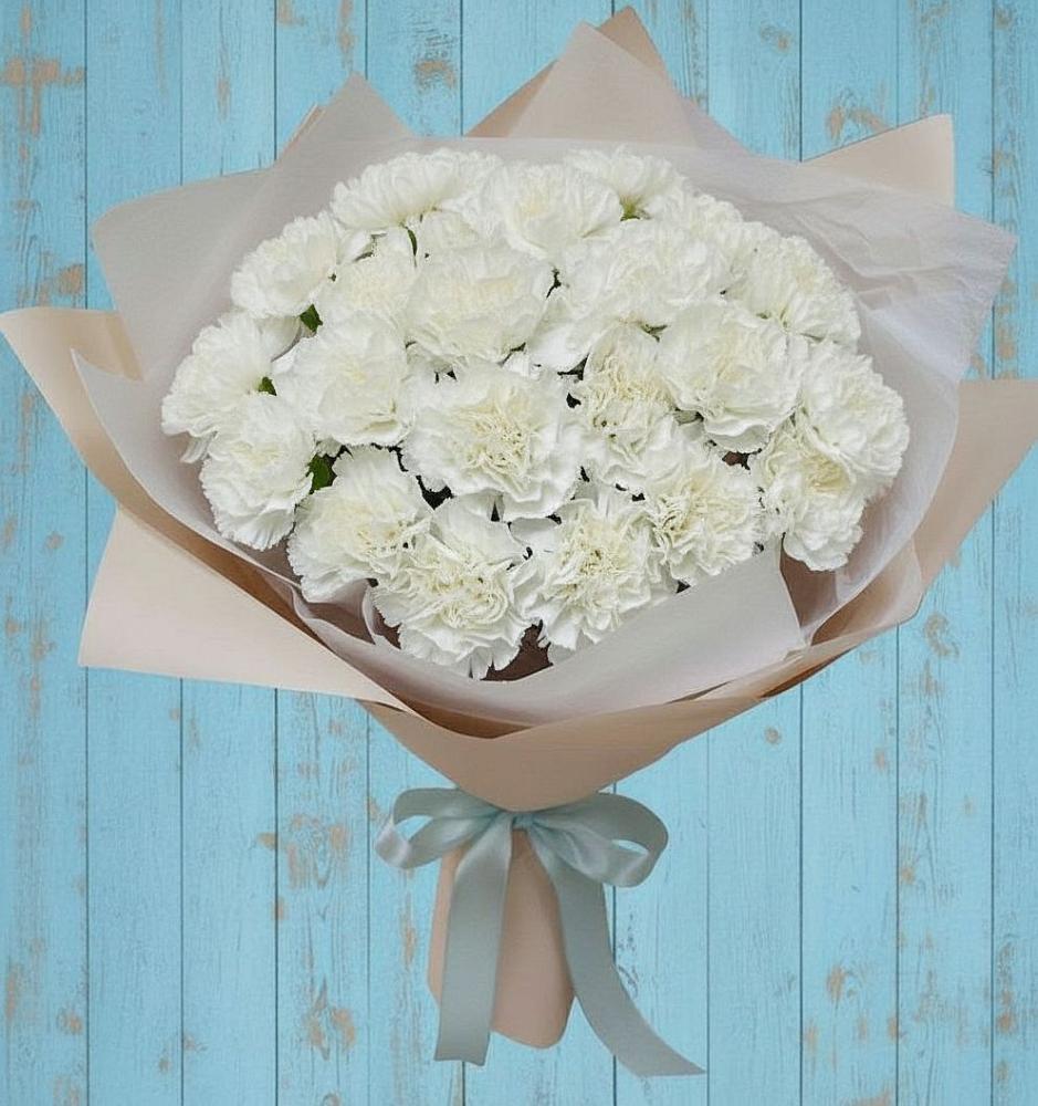 Букет цветов из: Гвоздики в Благовещенке