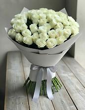 Букет 35 Белых роз в Благовещенке