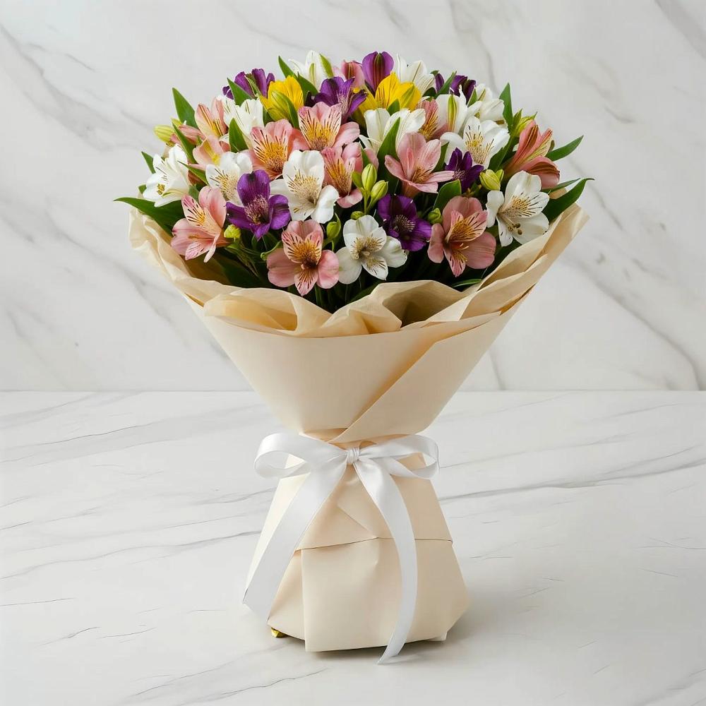 Букет цветов из: Альстромерии в Благовещенке