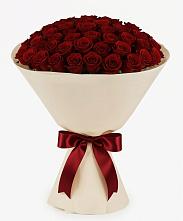 Букет 101 Бордовая роза Блэк Бакарра в Благовещенке