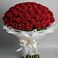 Букет 101 Красная роза Блэк Мэджик в Благовещенке