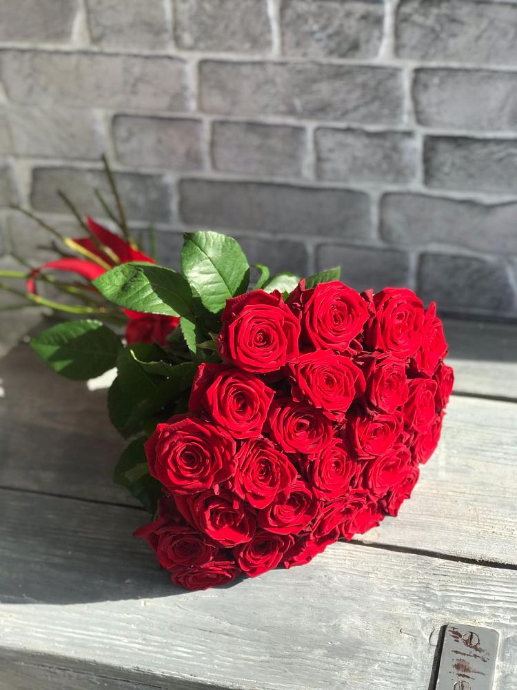 Букет Красные розы Фридом в Благовещенке