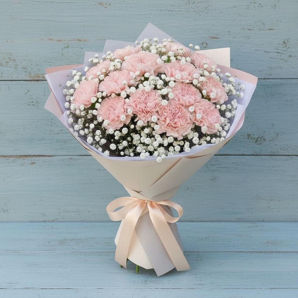 Букет цветов из: Гвоздики в Благовещенке