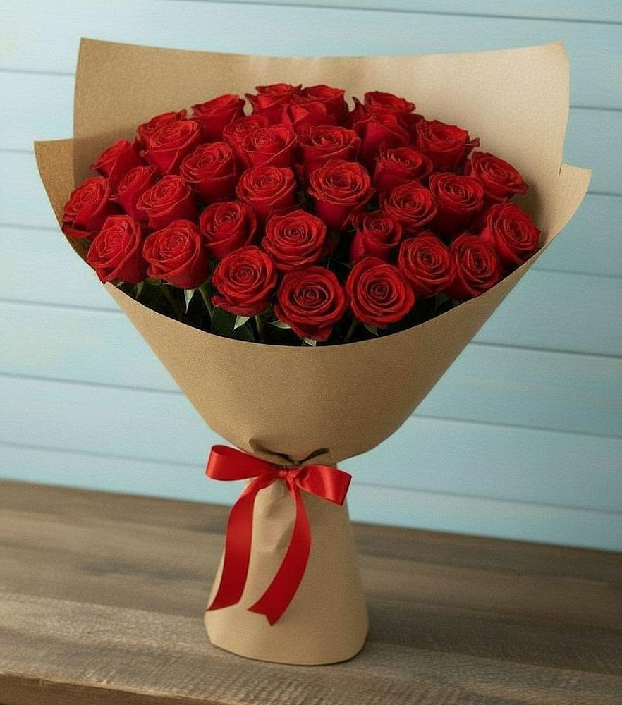 Букет Красные розы Милано в Благовещенке