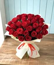 Букет 29 Красных роз в Благовещенке