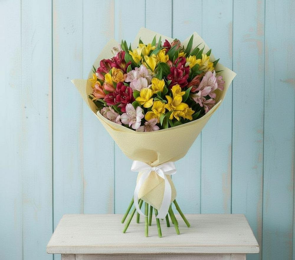 Букет цветов из: Альстромерии в Благовещенке