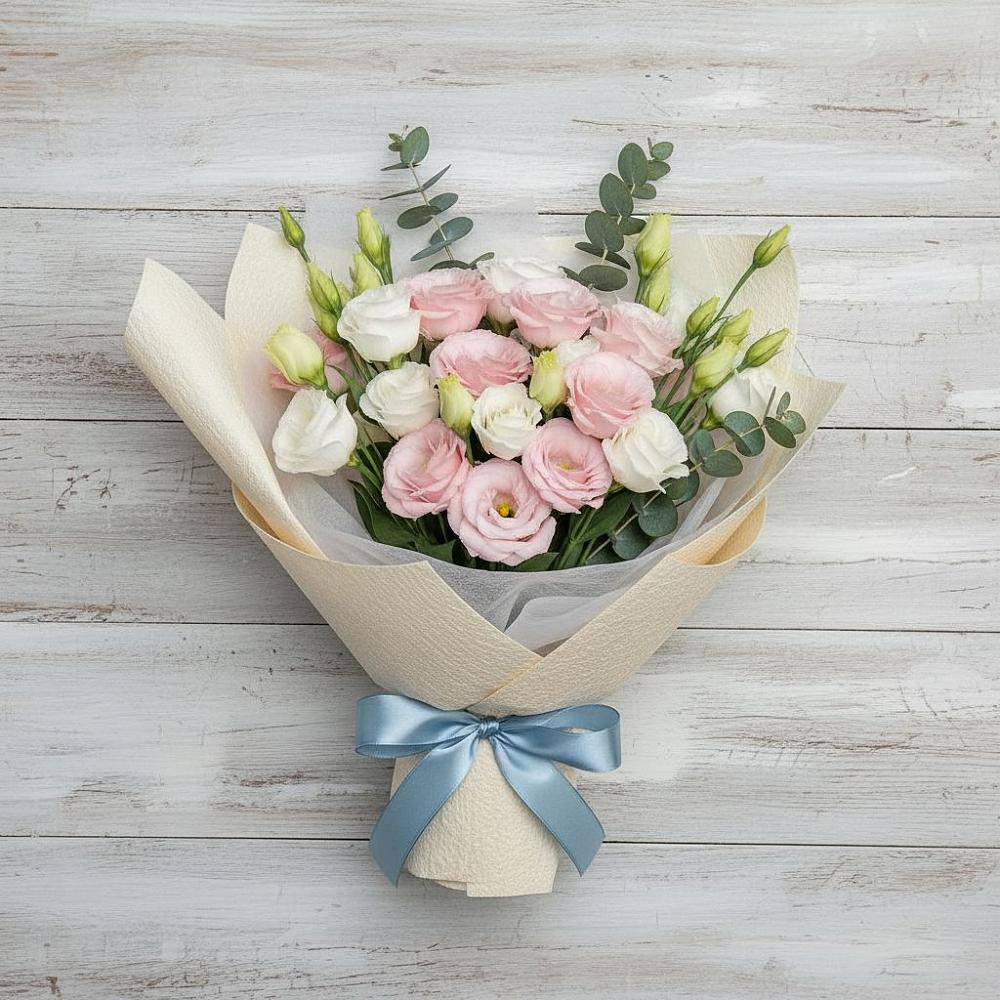 Букет цветов из: Лизиантусы в Благовещенке